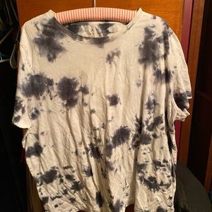 Blue Tie Die T-Shirt, Size XXL, Danskin